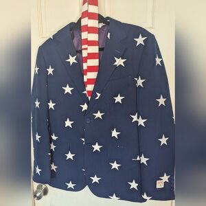 OppoSuits Navy Starry Blazer